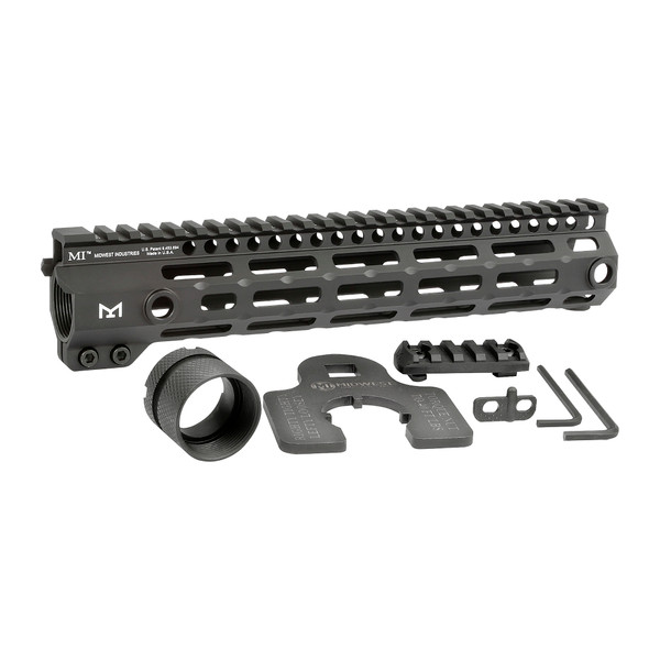 Midwest Industries Gen 4 M-Series Handguard, M-LOK, Fits AR-15 Rifles, 10.5", Black MI-G4M10.5