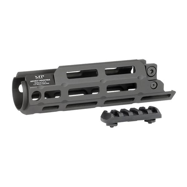 Midwest Industries Handguard, Fits HK MP5 and Clones, M-LOK Compatible, Mil-Spec Top Rail, Black MI-MP5M