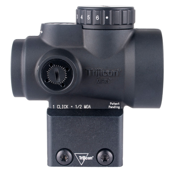 Trijicon MRO SD, Green Dot, 25mm Objective, 2 MOA Dot, Matte Finish, Black, Lower 1/3 Co-Witness Mount MRO-C-2200333