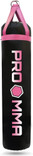  PRO MMA 100LB Heavy Punching Kicking Bag Black/Pink