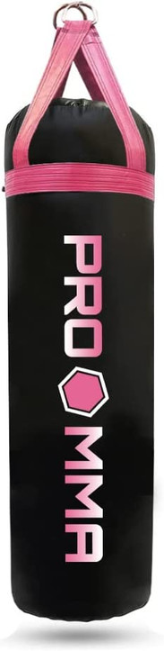 PRO MMA 80LB Heavy Punching Kicking Bag Black/Yellow