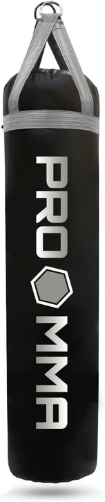 PRO MMA 100LB Heavy Punching Kicking Bag Black/Gray