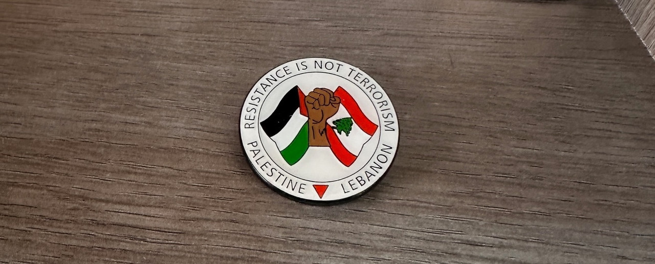 Palestine Lebanon Resistance enamel badge - Calton Books (SP) Ltd