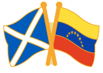 Scotland/Venezuela solidarity enamel badge - Calton Books (SP) Ltd