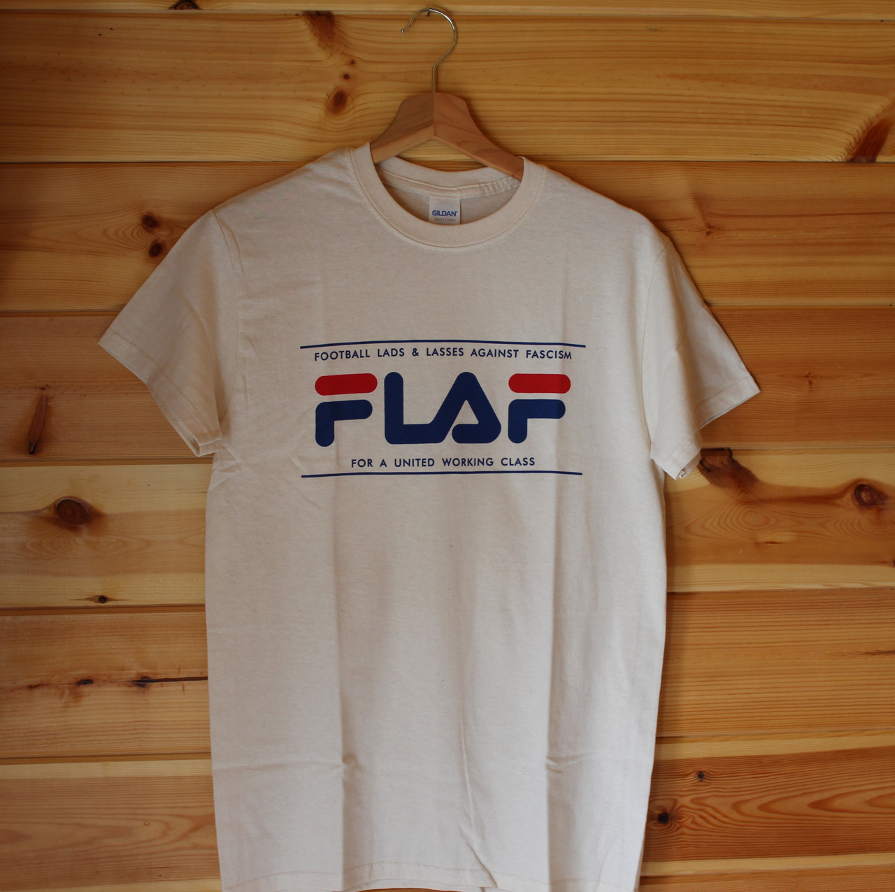 FLAF cream t-shirt - Calton Books (SP) Ltd