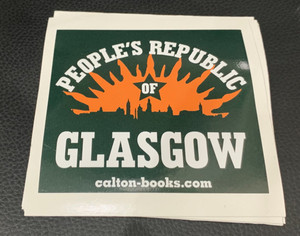 PEOPLE'S REPUBLIC OF GLASGOW 20 vinyl stickers PEOPLE'S REPUBLIC OF GLASGOW 20 vinyl stickers