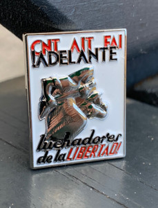 !ADELANTE LUCHADORES DE LA LIBERTAD! 3d enamel badge !ADELANTE LUCHADORES DE LA LIBERTAD! 3d enamel badge