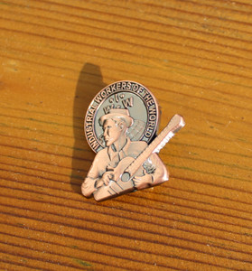 Joe Hill IWW 3D badge Joe Hill IWW 3D badge