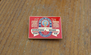 BRITISH BATTALION INTERNATIONAL BRIGADE ENAMEL BADGE/PIN BRITISH BATTALION INTERNATIONAL BRIGADE ENAMEL BADGE/PIN