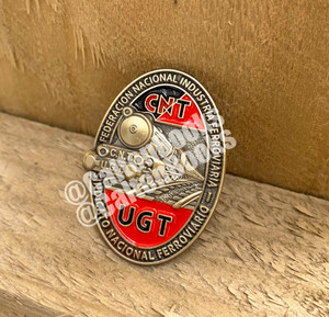 UGT CNT 3D reproduction badge UGT CNT 3D reproduction badge