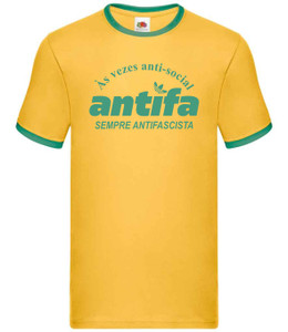 Brazil style Anti-Fascist t-shirt Brazil style Anti-Fascist t-shirt