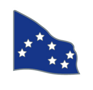 Starry plough enamel badge Starry plough enamel badge