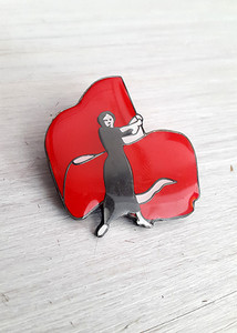 reproduction of an image of Rosa Luxemburg from a German poster for International Women's Day in 1914 reproduction of an image of Rosa Luxemburg from a German poster for International Women's Day in 1914