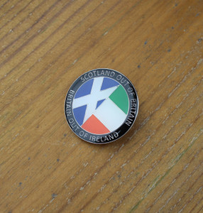 Scotland out of Britain, Britain out of Ireland enamel badge Scotland out of Britain, Britain out of Ireland enamel badge