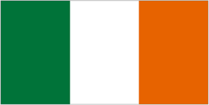 Giant Irish Tricolour Flag size 8 ' x 5' (2.5m x 1.5m) Content - 100% polyester