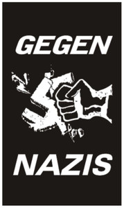 Gegen Nazis flag Gegen Nazis flag