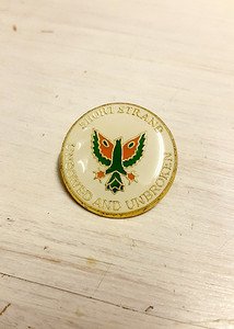 Phoenix Short Strand - Unbowed & Unbroken Enamel Badge Phoenix Short Strand - Unbowed & Unbroken Enamel Badge