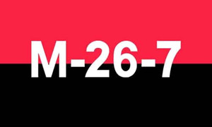 26th July Movement (Cuban) 5 x 3 flag 26th July Movement (Cuban) 5 x 3 flag