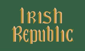 Reproduction Irish Republic 8 feet x 5 feet flag. Reproduction Irish Republic 8 feet x 5 feet flag.