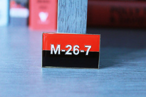 Cuban revolutionary M-26-7 26th July Movement enamel badge Cuban revolutionary M-26-7 26th July Movement enamel badge