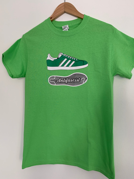 Lime green Gazelle green/white t-shirt