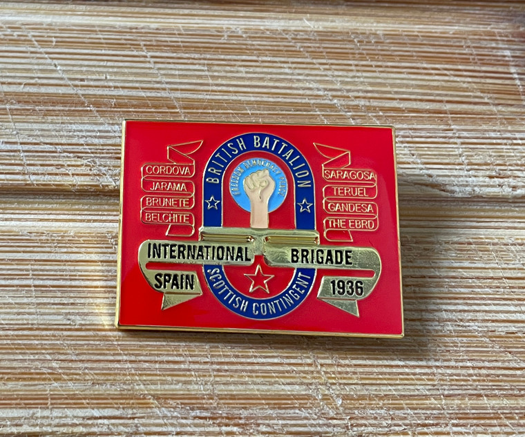 Scottish Contingent British Battalion enamel badge