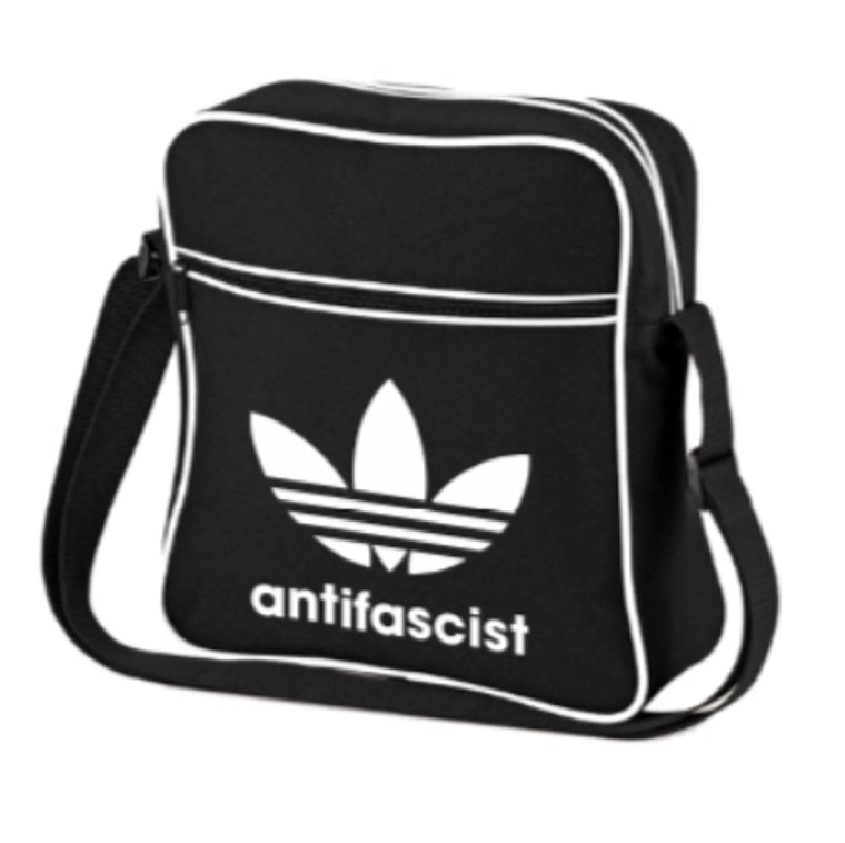 AntiFascist black retro bag