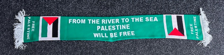 Palestine From The river to sea double sided football scarf