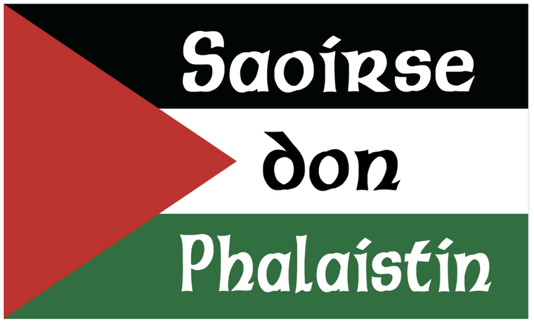 Saoirse don Phalaistín Palestine giant flag