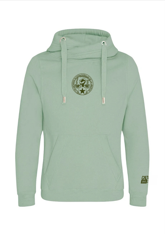 Voluntarios Internacionales de la Libertad dusky green hoody
