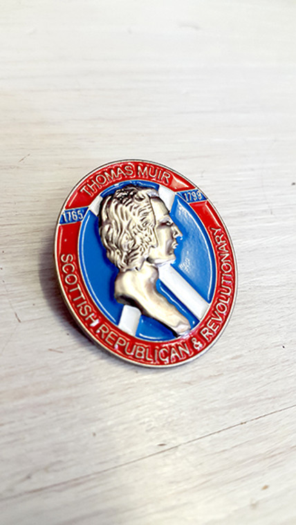 Thomas Muir 3D enamel badge