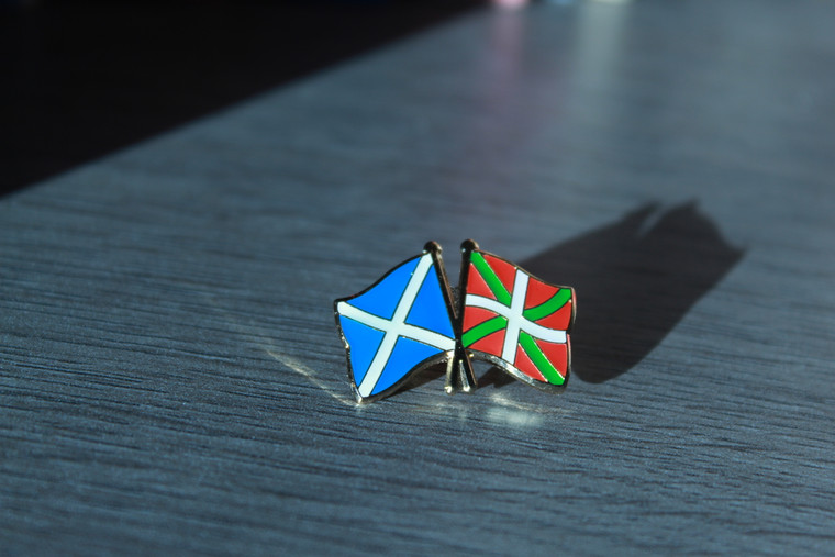 Scottish Solidarity with the Basque Country Badge