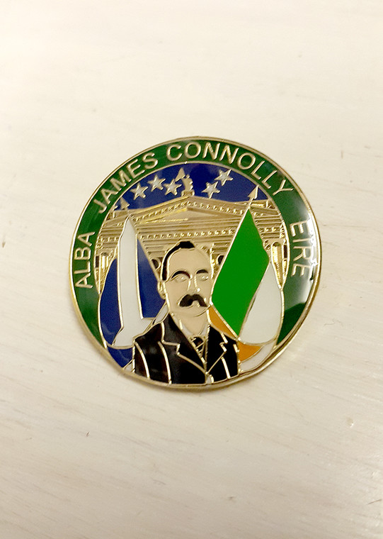 James Connolly ALBA EIRE enamel badge