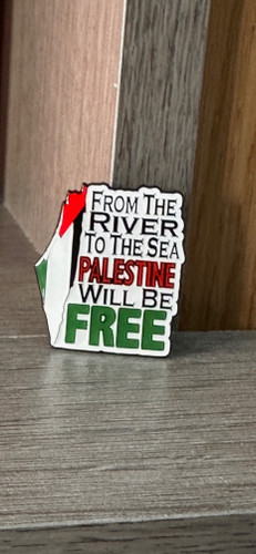 Palestine - From the River to the Sea enamel badge