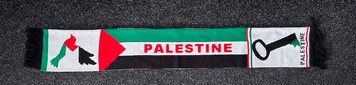 Palestine peace dove double sided football scarf