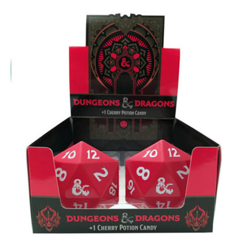 Dungeons & Dragons D20 Cherry Potion Candy 1.2 Ounce 12 Count