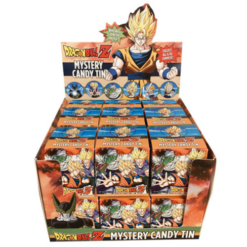 Dragon Ball Z Mystery Candy Tin Blind Box 0.7 Ounce 18 Count