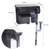 AQUANEAT Aquarium Hang-on-Back HOB Power Filter 25/40 Gal w/5W UV STERILIZER