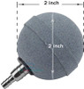 2PCS Crazy 2" Air Stone Ball Plus Bubble Aerator Diffuser for Aquarium Hydroponic