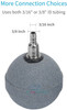 2PCS Crazy 2" Air Stone Ball Plus Bubble Aerator Diffuser for Aquarium Hydroponic