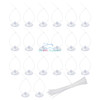 Feature:
Can be used for small aquariums such as pipes or objects, easily hold shrimp nest and bind moss into different shapes.
Suction cup dia. 1 inch; Length of Zip Tie: 6 inch. 
High quality plastic, long life time Easy to be blended into background.
Includes: 20 pieces suction cups and 40 pieces zip ties.
Suction cup dia: 1 inch; Length of Zip Tie: 6 inch.
