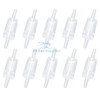 AQUANEAT Aquarium Check Valve, One Way Non Return Valve for Aquarium Air Pump, White, 10pcs