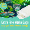 AQUANEAT Aquarium 15pcs Filter Media Bags Extra Fine 100 Micron Mesh Bags