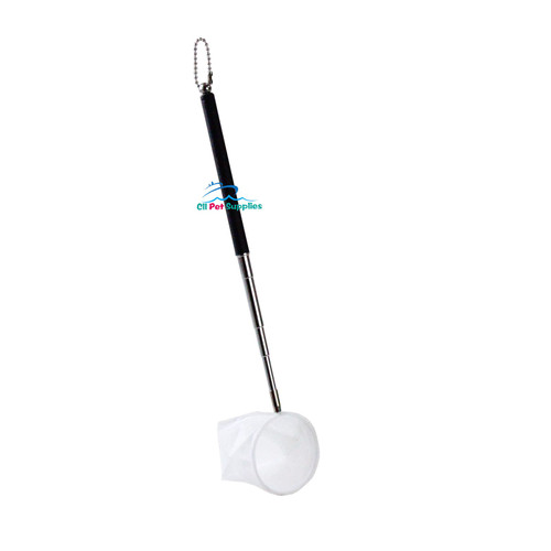 AQUANEAT Shrimp Net, Fish Net Aquarium, Fish Tank Net with Extendable Stainless Steel Handle