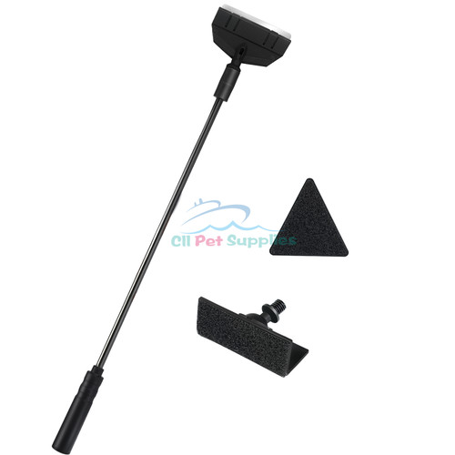 AQUANEAT Small Fish Tank Cleaner, Aquarium Cleaning Tools, 3 in 1 Glass Cleaner