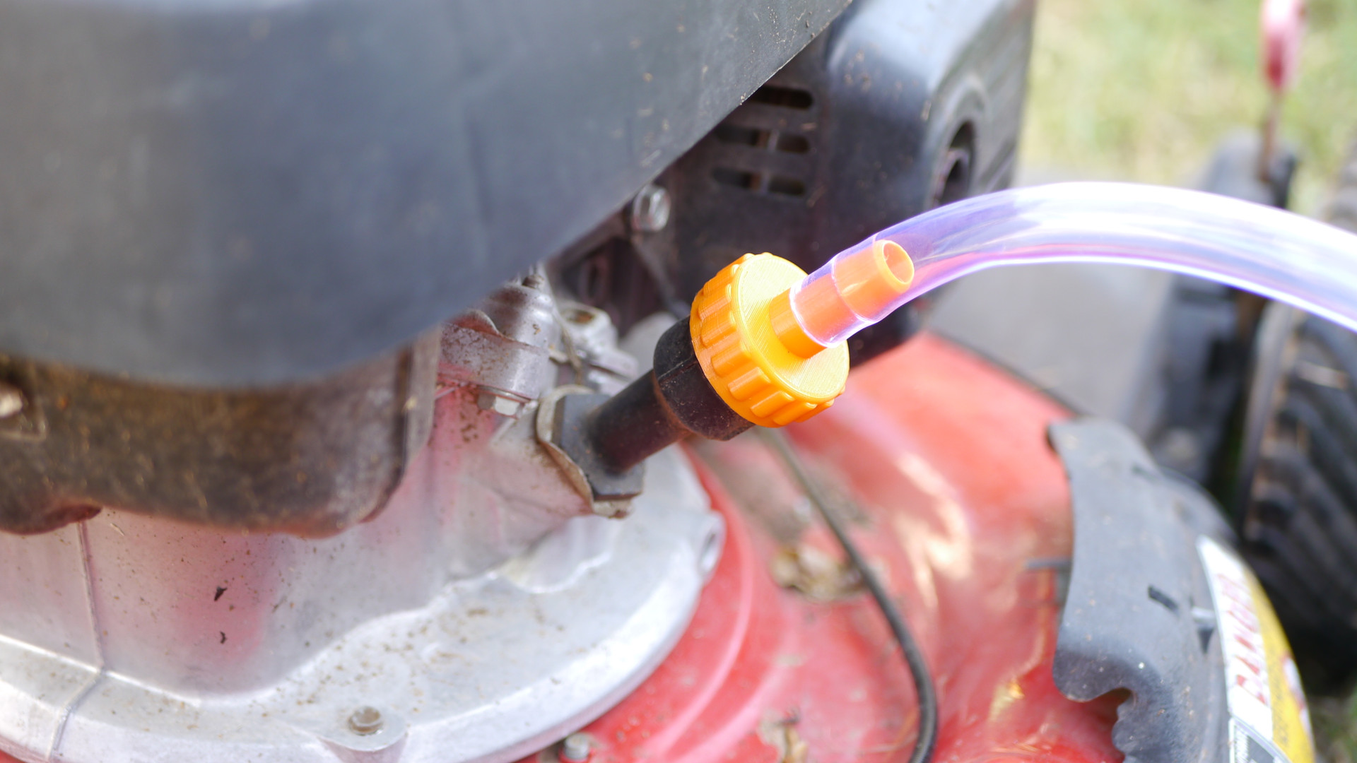 Oil Drain Tube, Honda Engine, with Spout