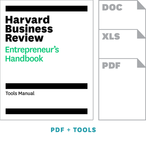 Harvard Business Review Entrepreneur's Handbook Toolkit
