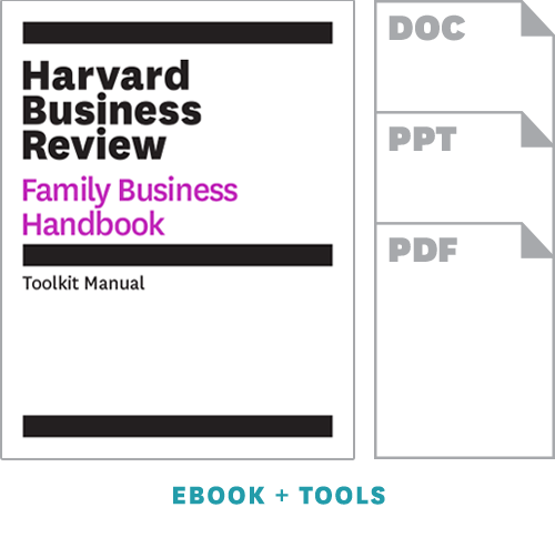 Harvard Business Review Family Business Handbook Toolkit