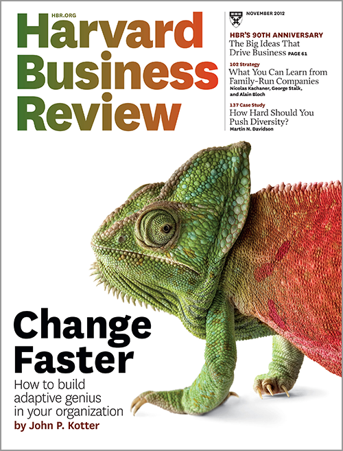 Harvard Business Review, November 2012