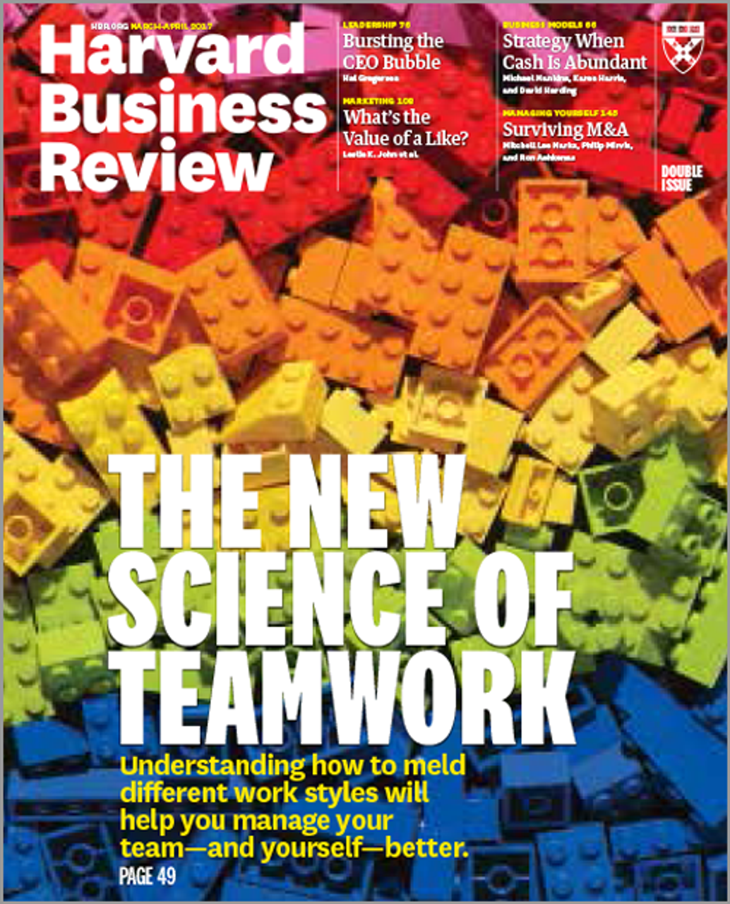 Harvard Business Review, March/April 2017